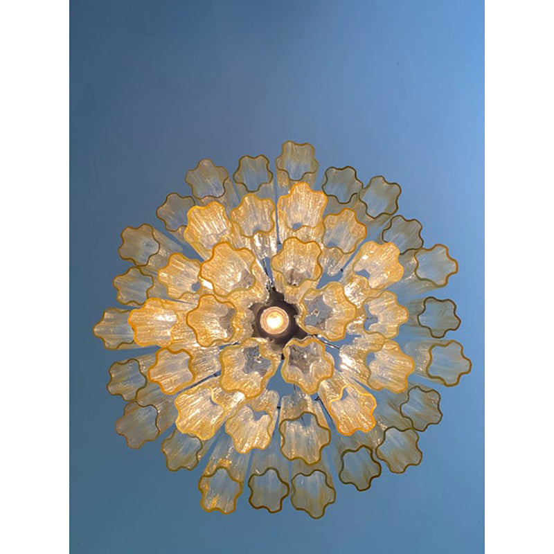 VORELLI Portofino Tronchi Murano Glass Circular Chandelier - Tronchi Murano Glass image 3