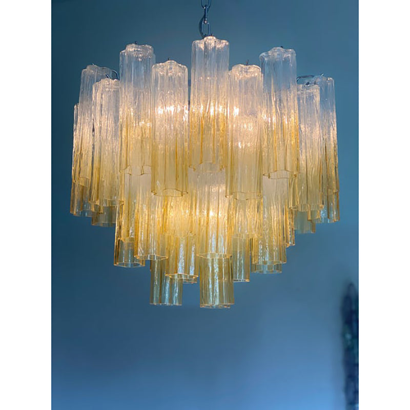 VORELLI Portofino Tronchi Murano Glass Circular Chandelier - Tronchi Murano Glass image 4