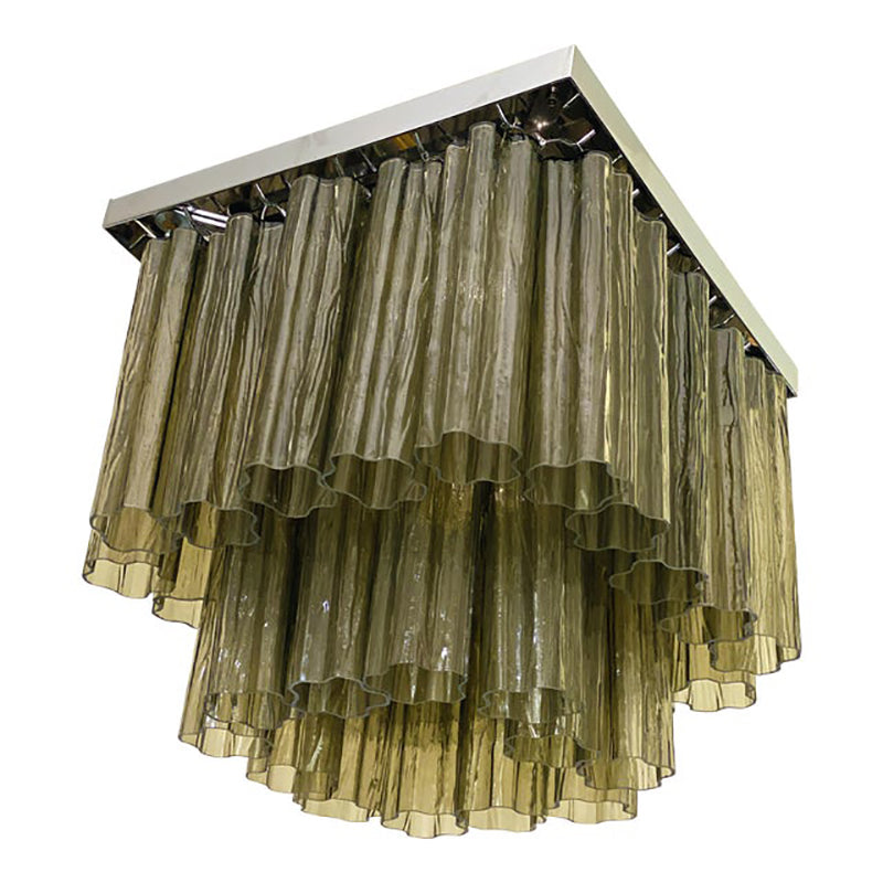 VORELLI Briella Tronchi Murano Glass Ceiling Light - Tronchi Murano Glass image 1