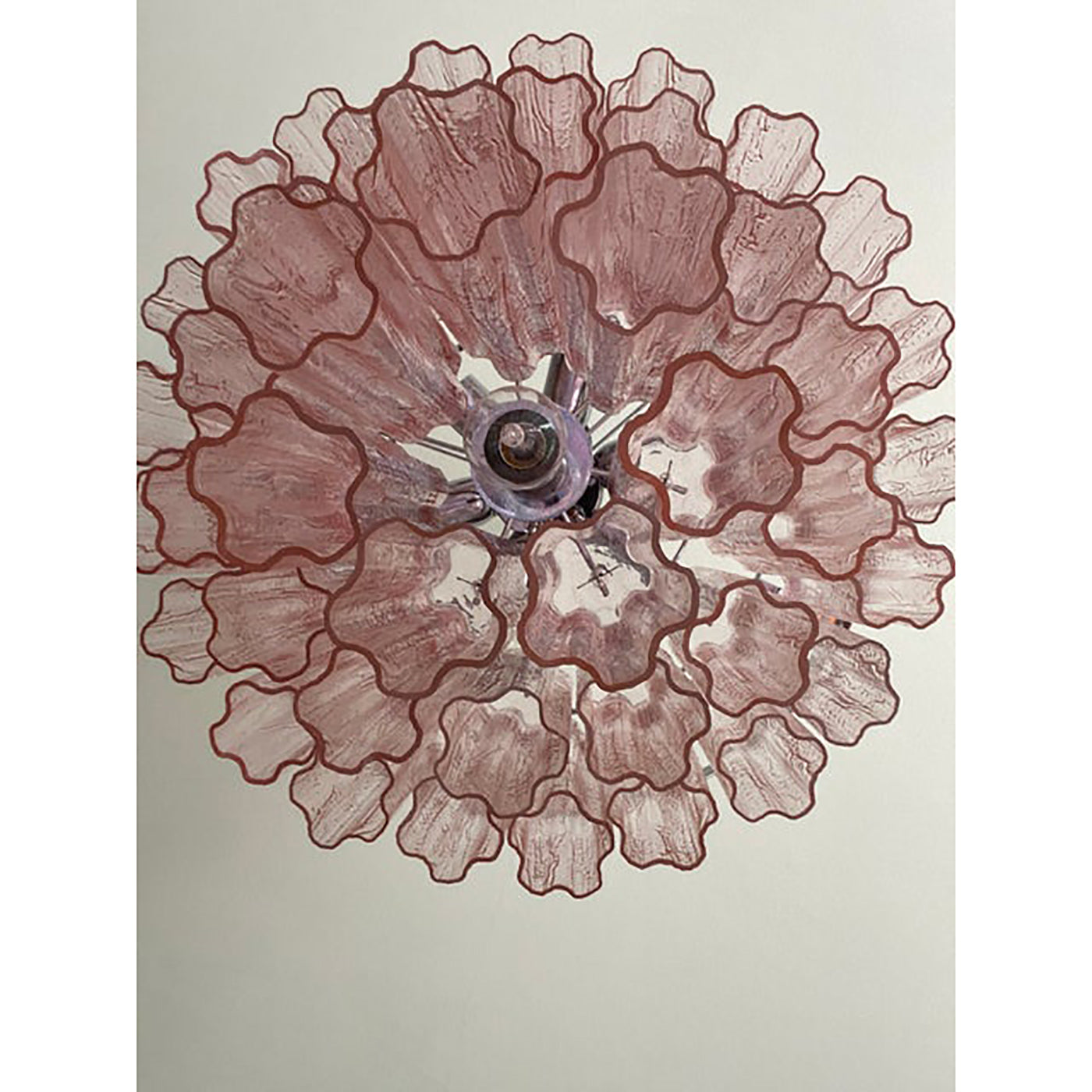 VORELLI Chiara Tronchi Murano Glass Circular Chandelier - Tronchi Murano Glass image 7