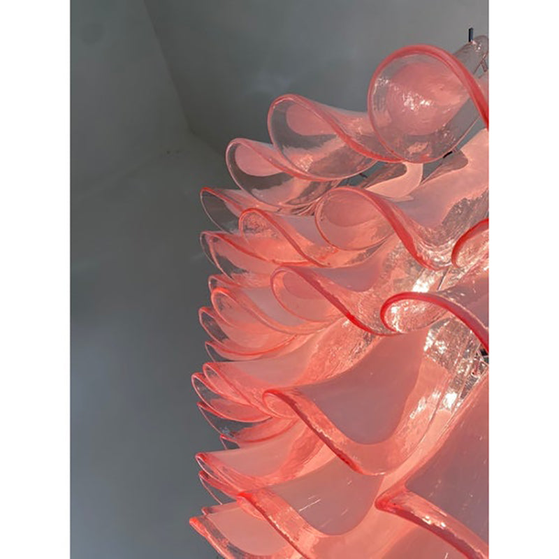 VORELLI Bologna Selle Murano Glass Staircase Chandelier - Selle Murano Glass image 3