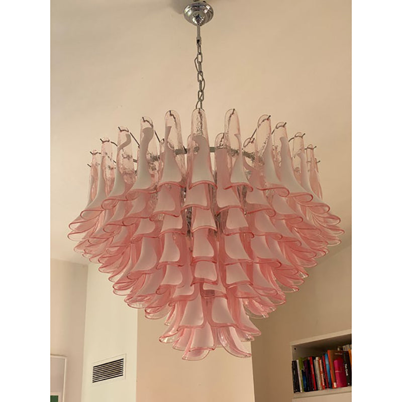 VORELLI Bergamo Selle Murano Glass Staircase Chandelier - Selle Murano Glass image 8