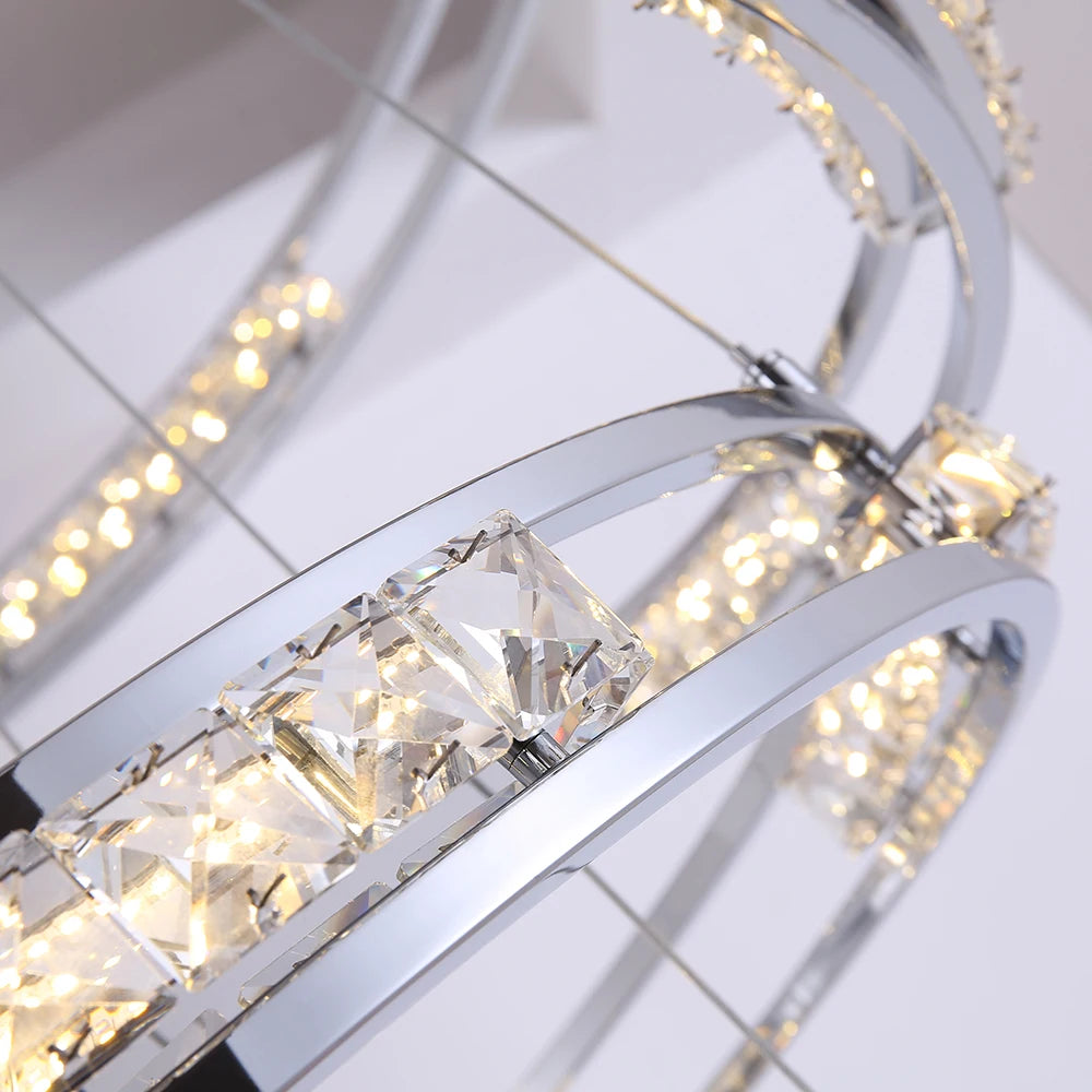 Vermacelli Ring Circular Chandelier