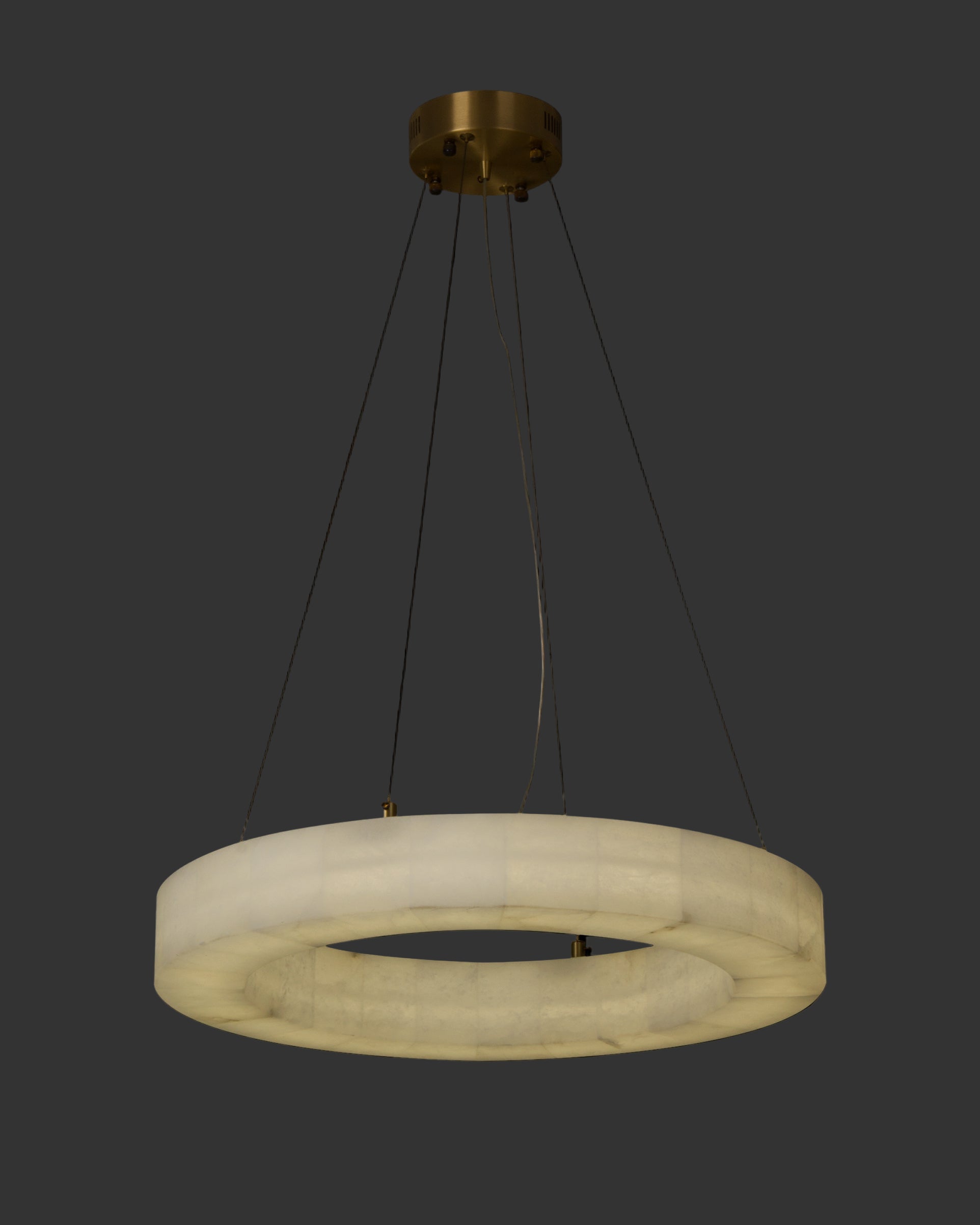 Halo Marble Circular Chandelier