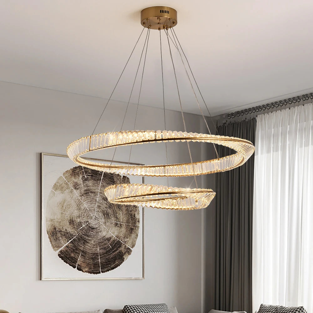 Melia Double Circular Chandelier
