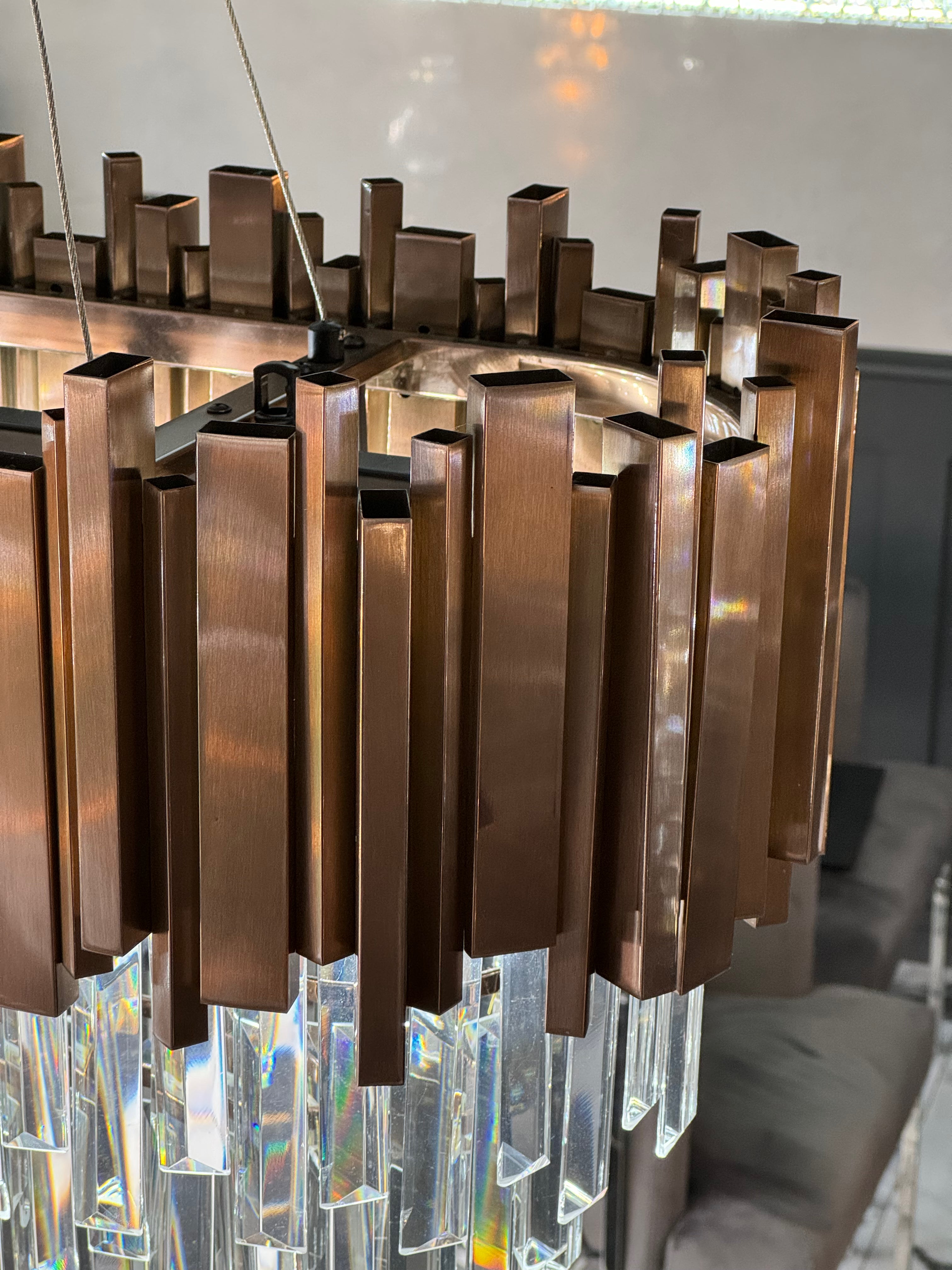 Boeotia Rectangular Chandelier