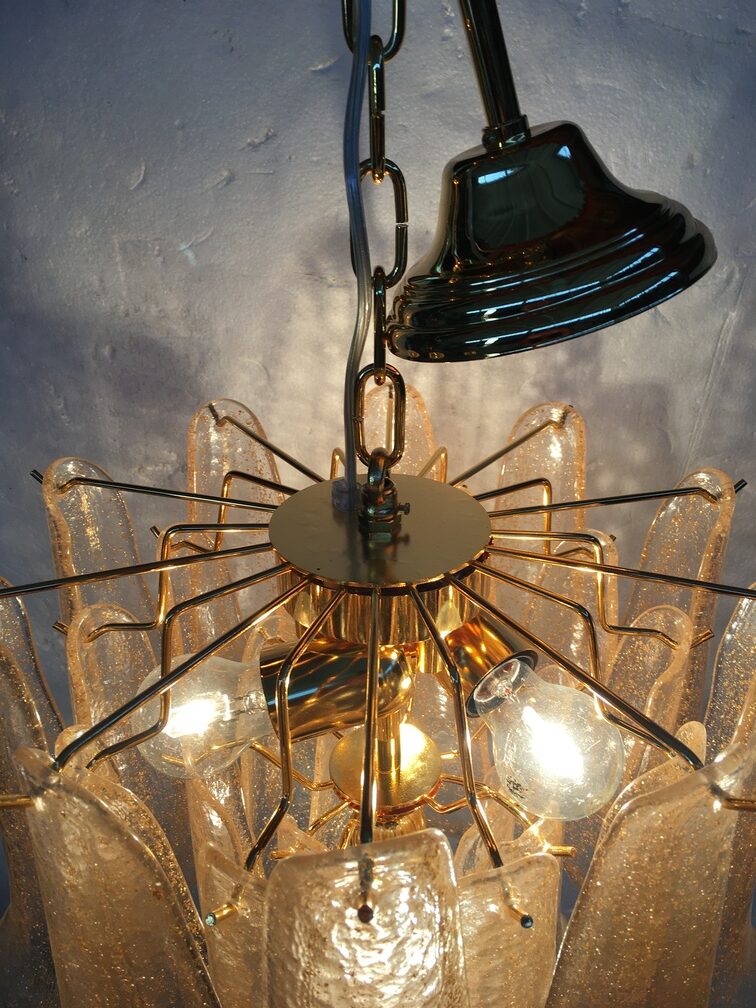 VORELLI Camogli Selle Murano Glass Circular Chandelier - Selle Murano Glass image 7