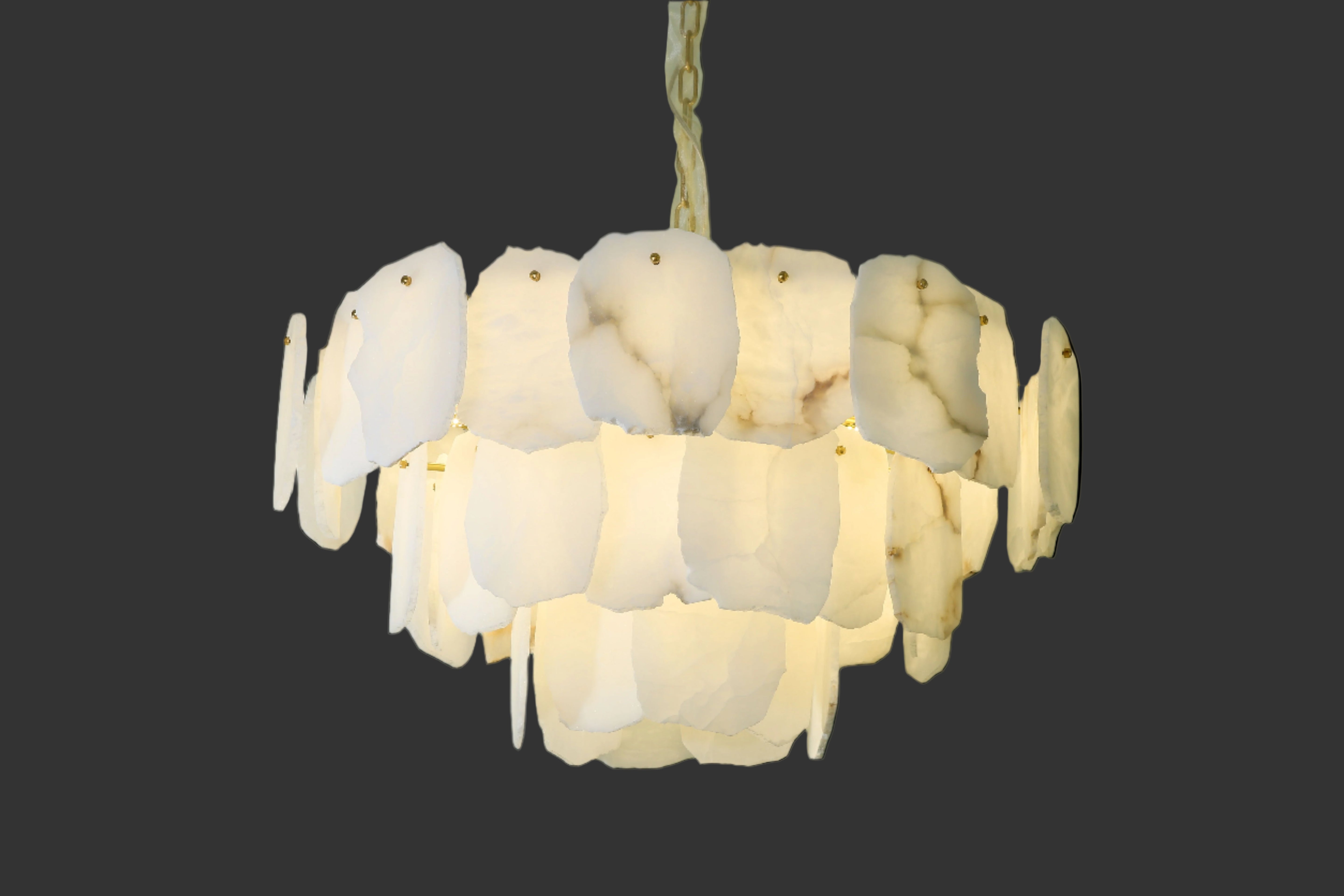 Silvio Marble Circular Chandelier