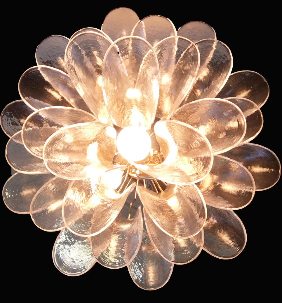 VORELLI Camogli Selle Murano Glass Circular Chandelier - Selle Murano Glass image 5