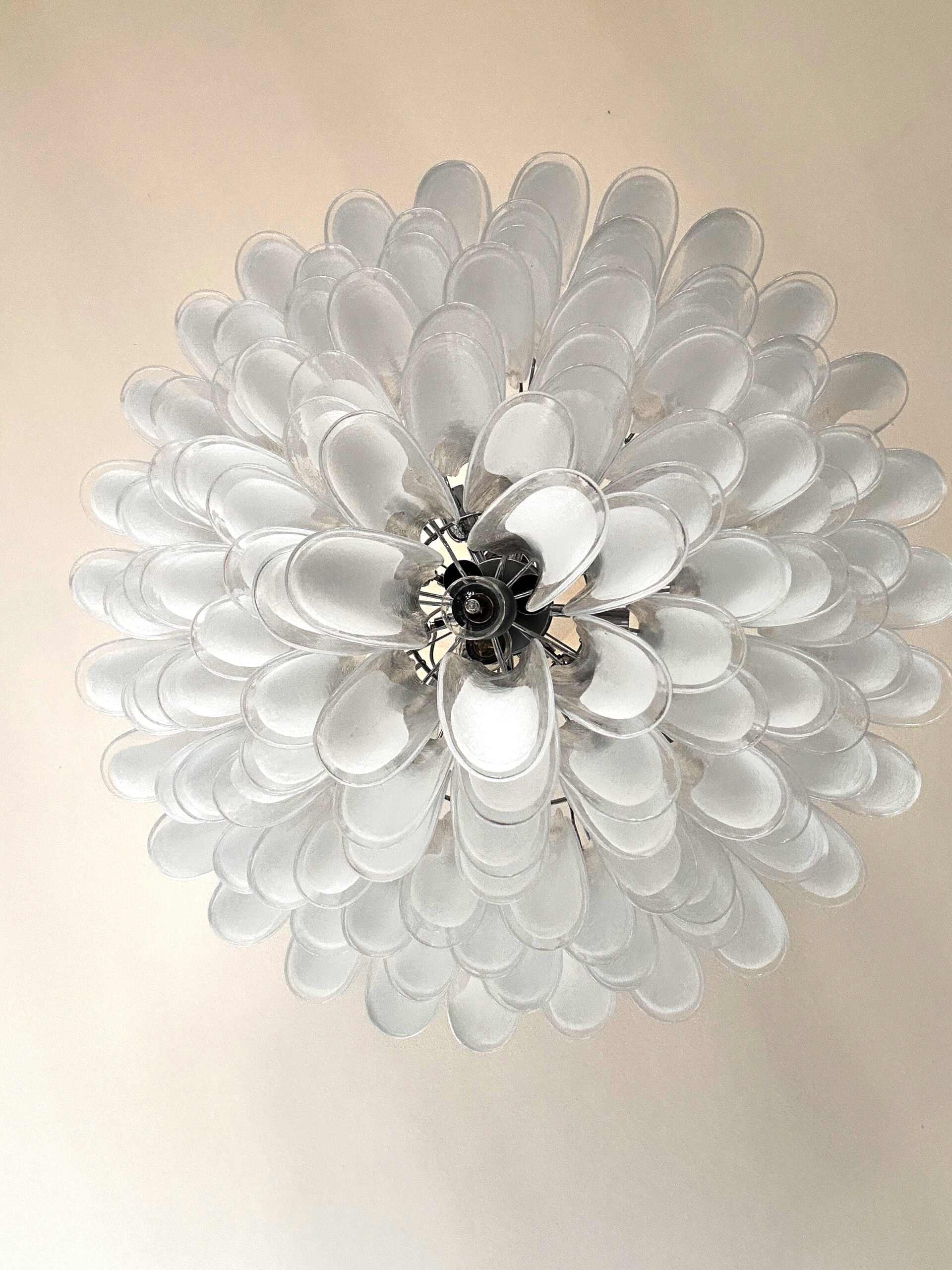 VORELLI Brescia Selle Murano Glass Staircase Chandelier - Selle Murano Glass image 8