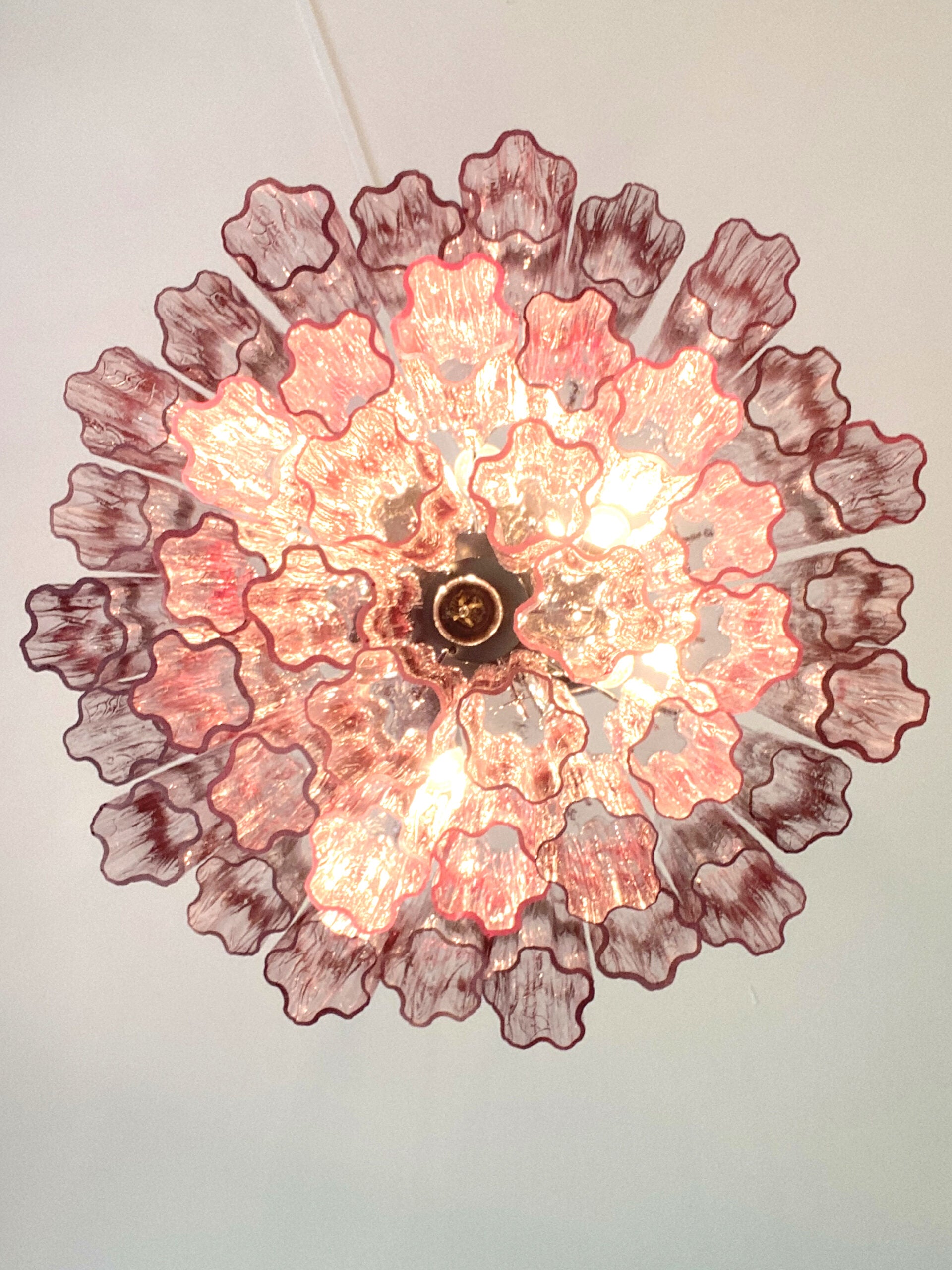 VORELLI Adriatica Tronchi Murano Glass Circular Chandelier - Tronchi Murano Glass image 4