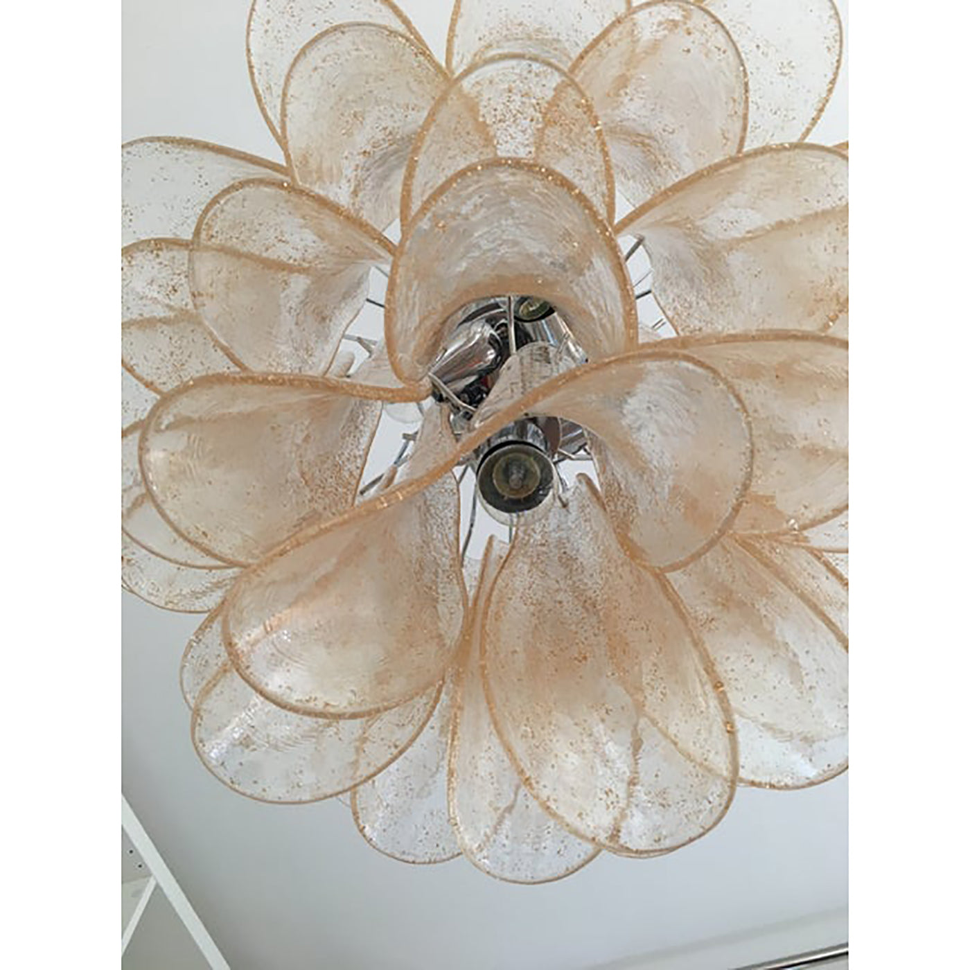 VORELLI Amalfi Selle Murano Glass Circular Chandelier - Selle Murano Glass image 6