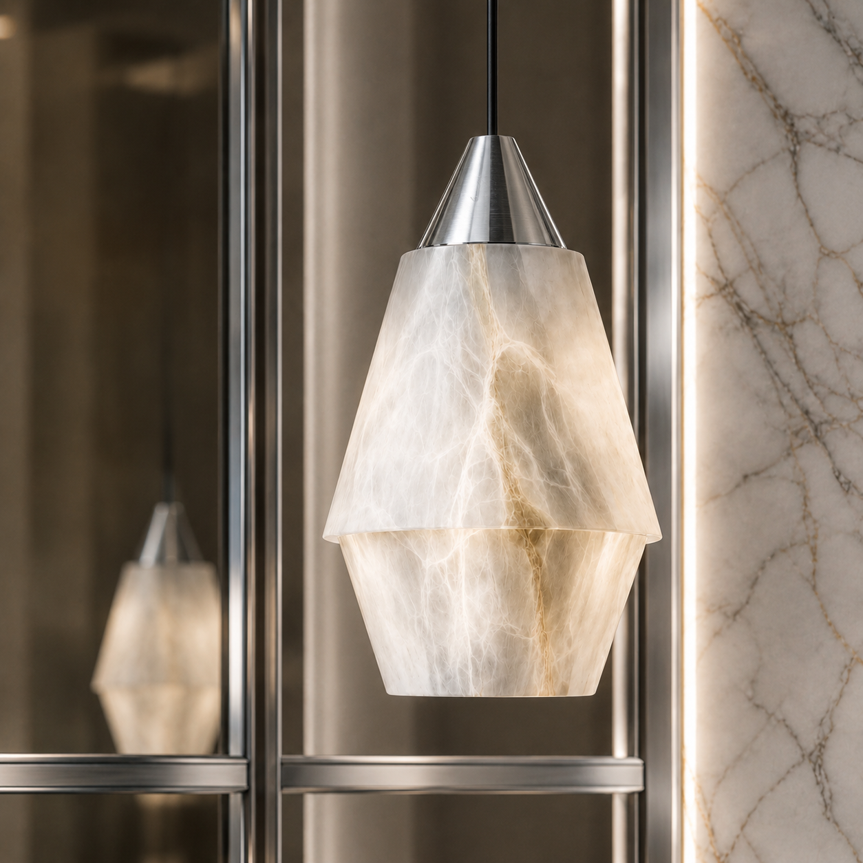 Kalia Marble Pendant Light