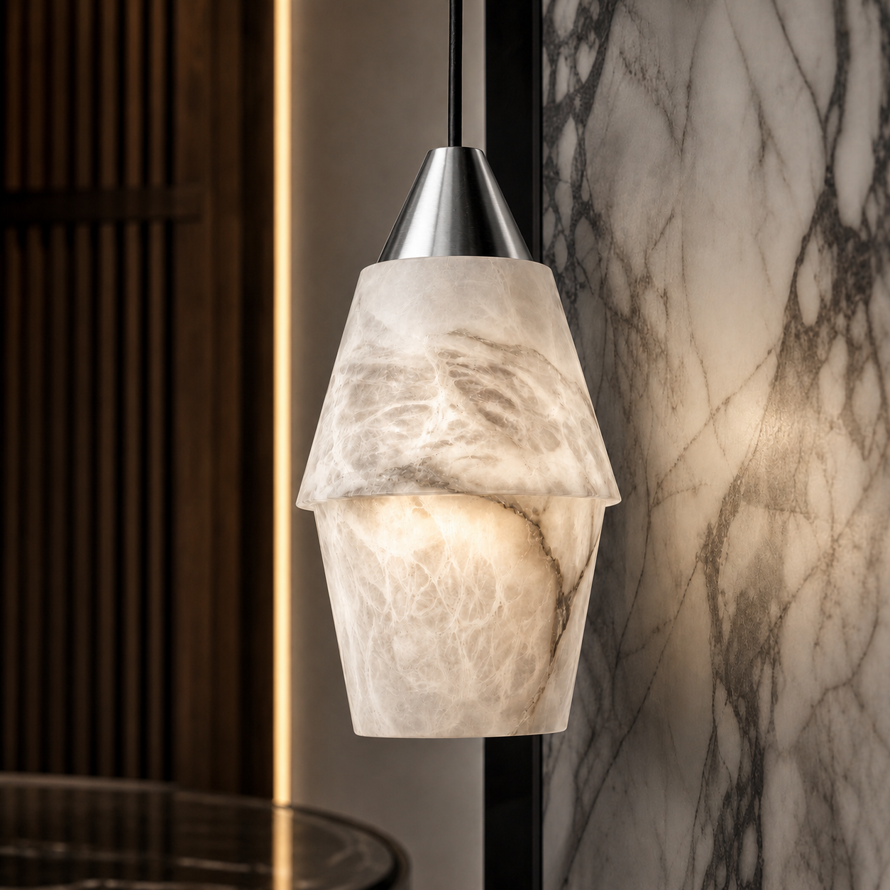 Kalia Marble Pendant Light III