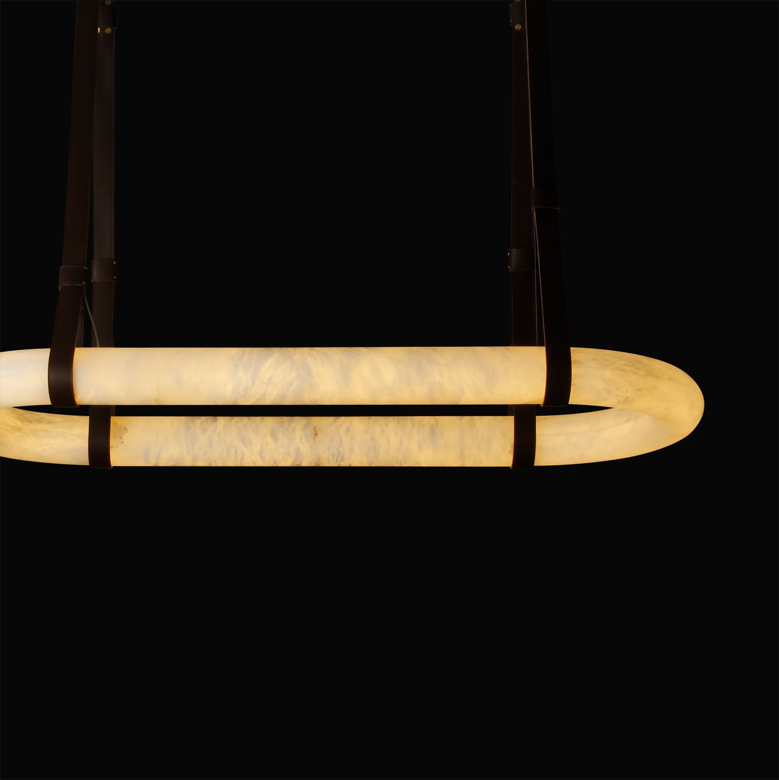 Botticino Marble Rectangular Chandelier