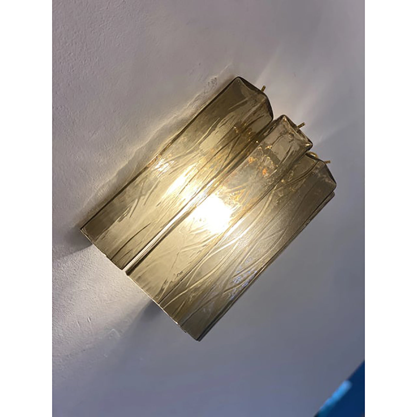 VORELLI Taormina Squares Murano Glass Wall Light - Squares Murano Glass image 3