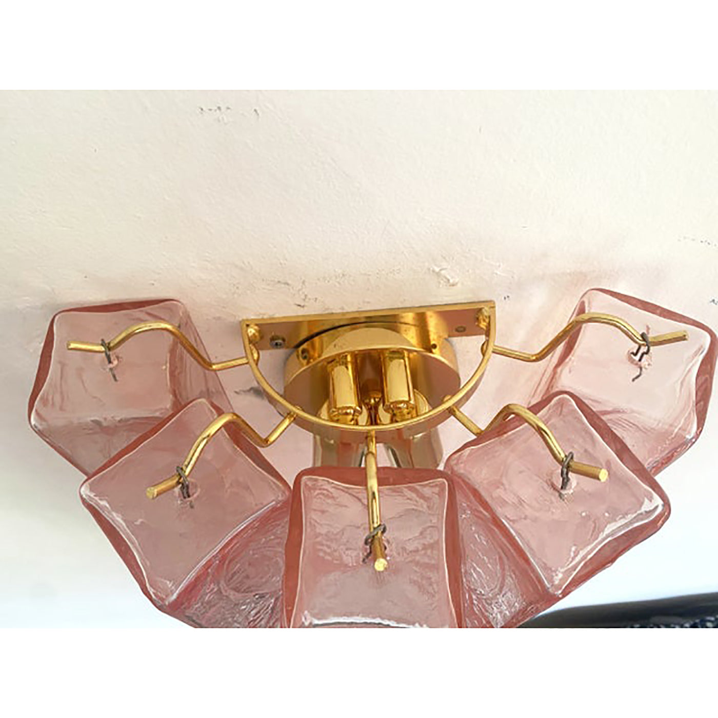 VORELLI Vicenza Squares Murano Glass Wall Light - Squares Murano Glass image 5