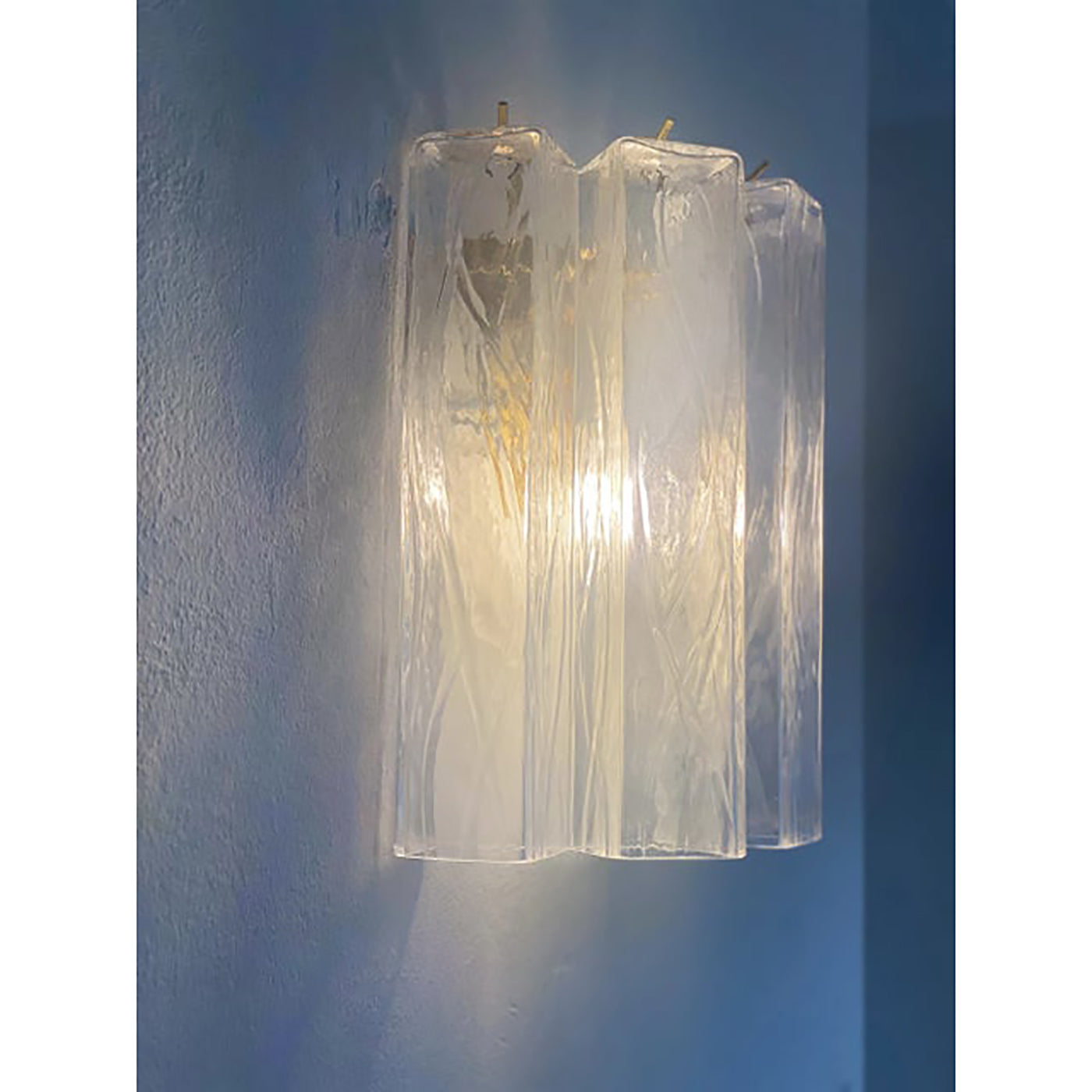VORELLI Tivoli Squares Murano Glass Wall Light - Squares Murano Glass image 4