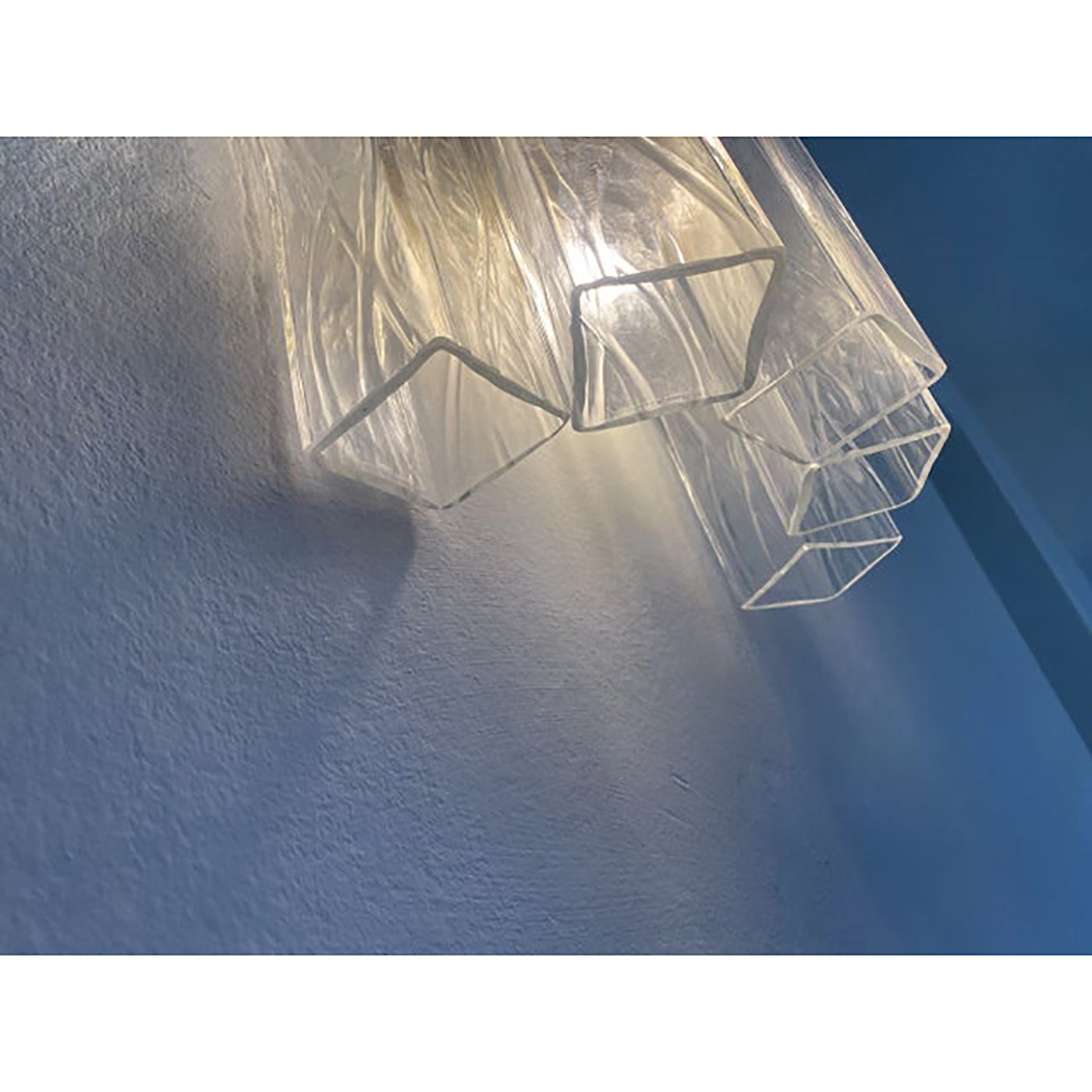VORELLI Tivoli Squares Murano Glass Wall Light - Squares Murano Glass image 5