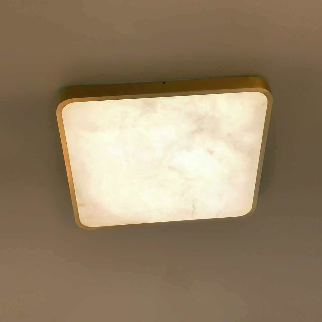 Morenita Marble Square Ceiling Light