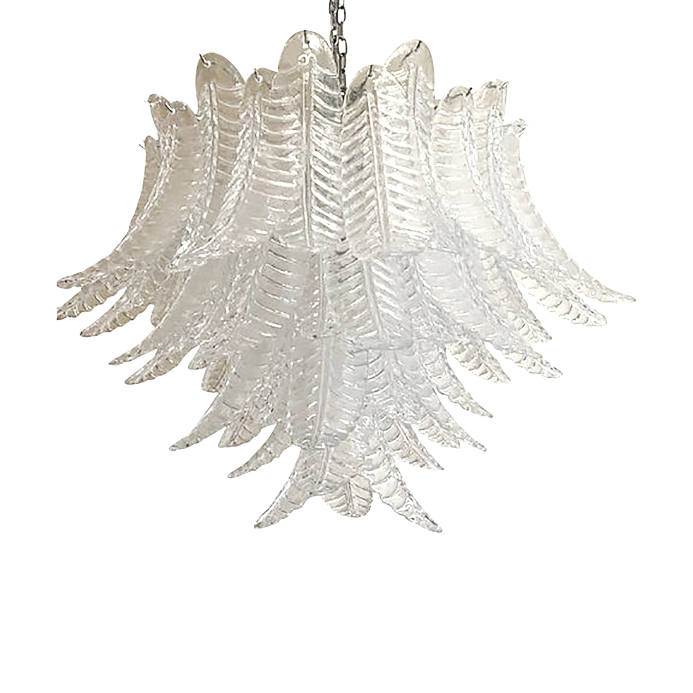 VORELLI Pavia Felci Murano Glass Staircase Chandelier - Felci Murano Glass image 2