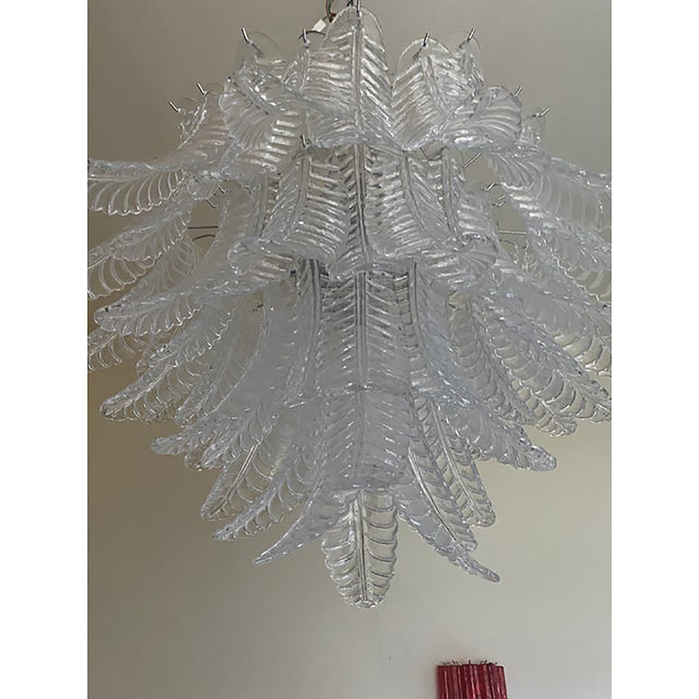 VORELLI Pavia Felci Murano Glass Staircase Chandelier - Felci Murano Glass image 4