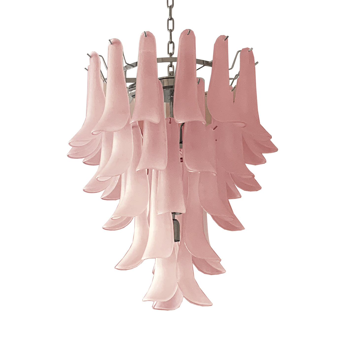 VORELLI Ferrara Selle Murano Glass Circular Chandelier - Selle Murano Glass image 2