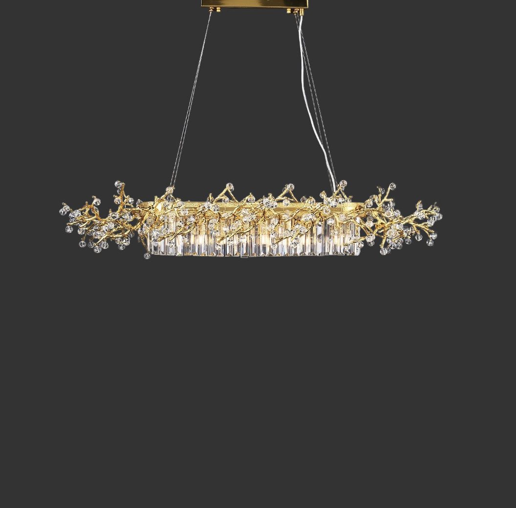 Winterberry Rectangular Chandelier