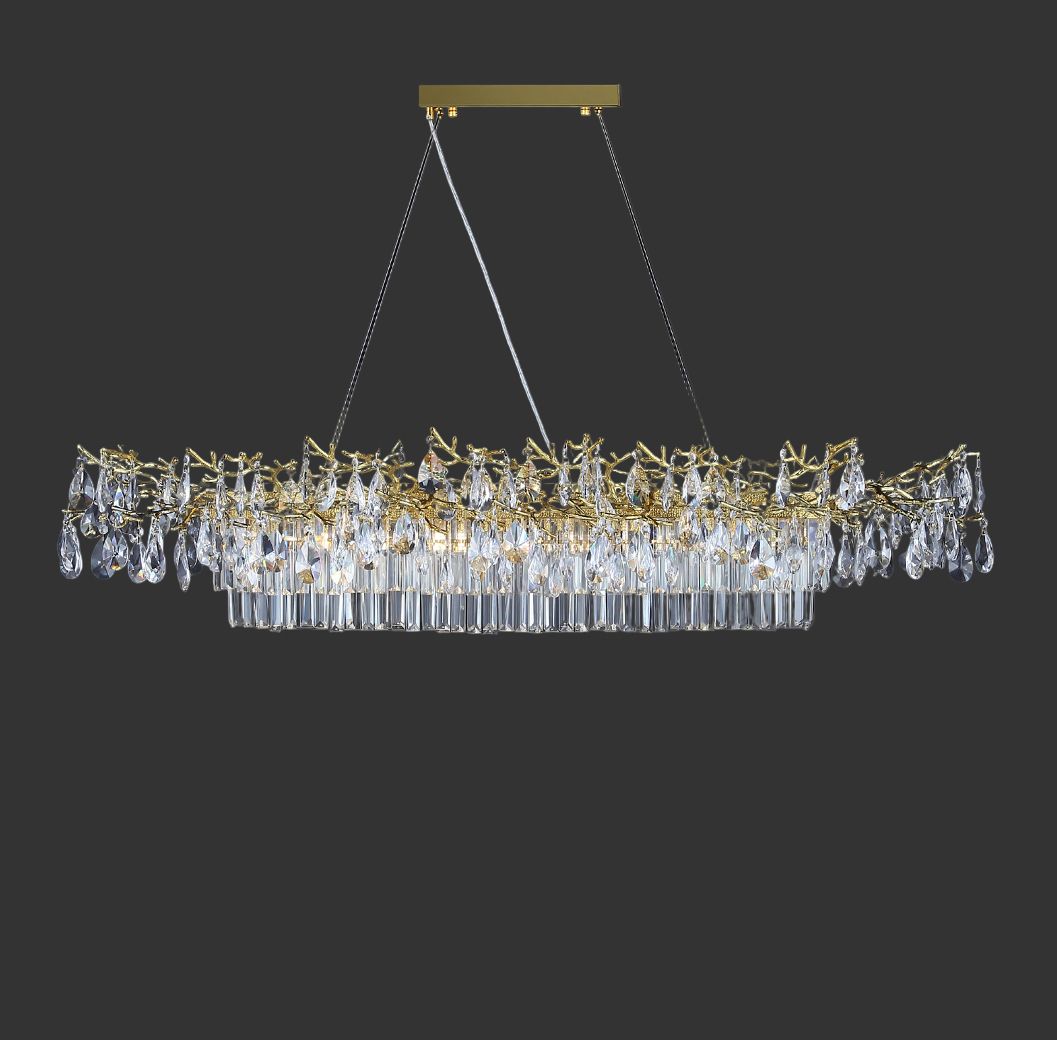 Dewdrop Rectangular Chandelier