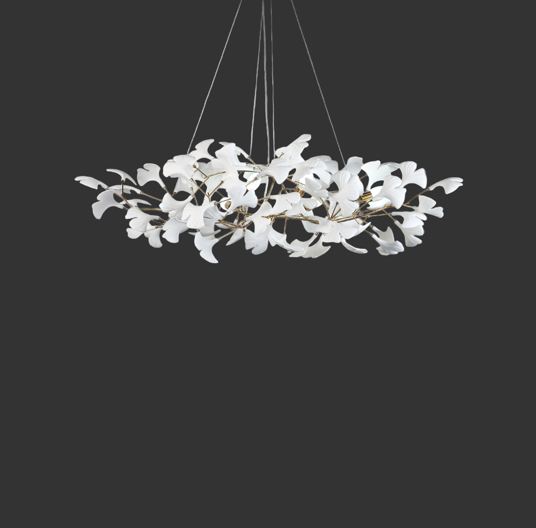 Ginkgo Rectangular Chandelier