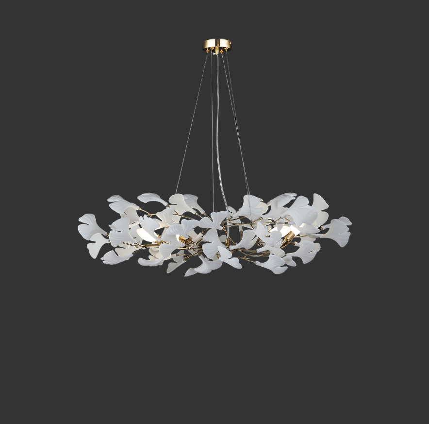 Ginkgo Circular Chandelier