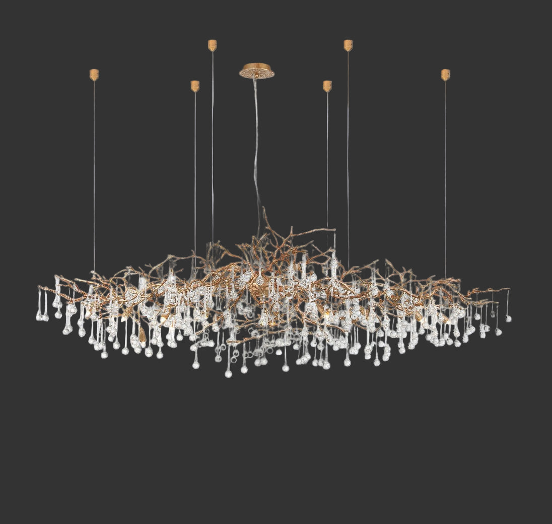 L’Albero d’Oro Rectangular Chandelier