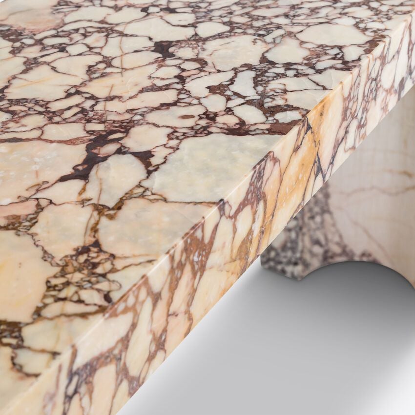 Rivolino Viola Marble Console Table