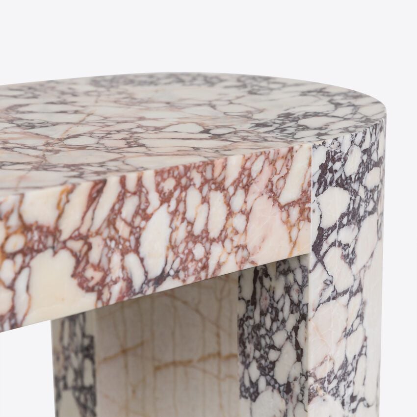 Rivolino Viola Marble Console Table
