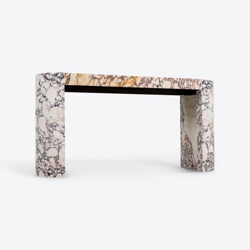 Rivolino Viola Marble Console Table