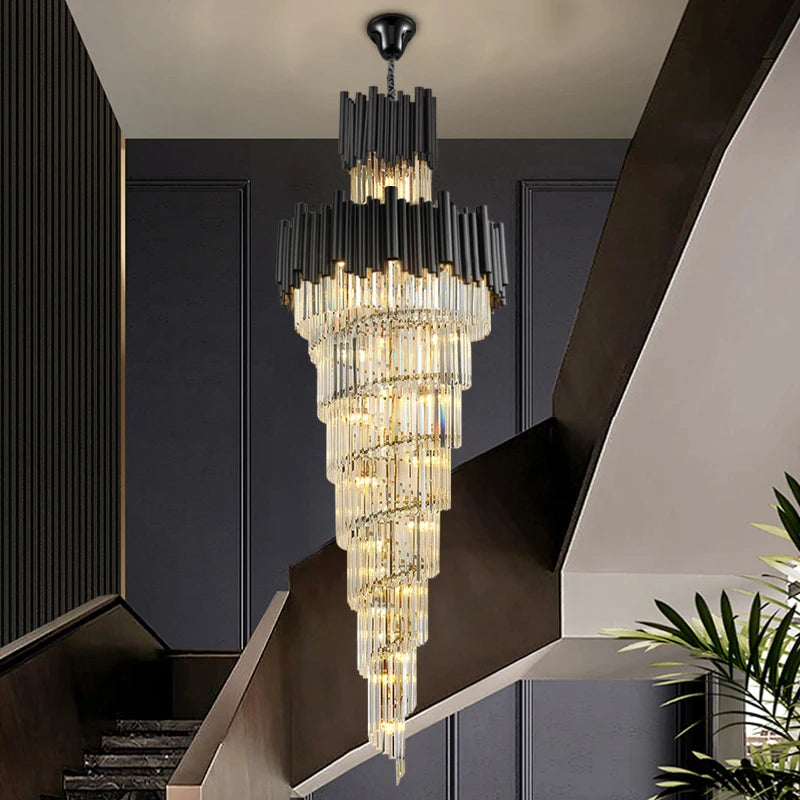 Gotham Spiral Staircase Chandelier