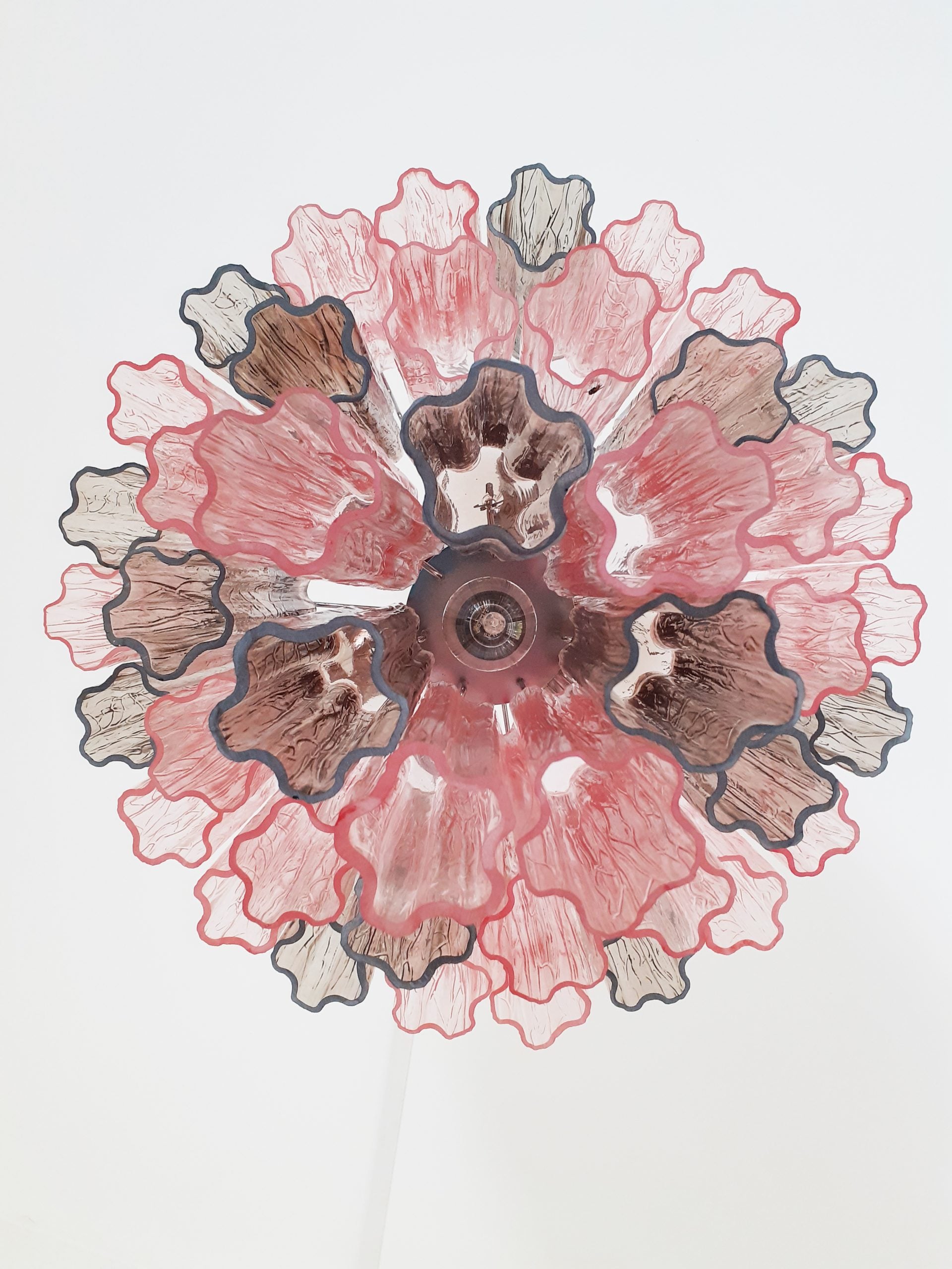 VORELLI Fiammetta Tronchi Murano Glass Circular Chandelier - Tronchi Murano Glass image 6