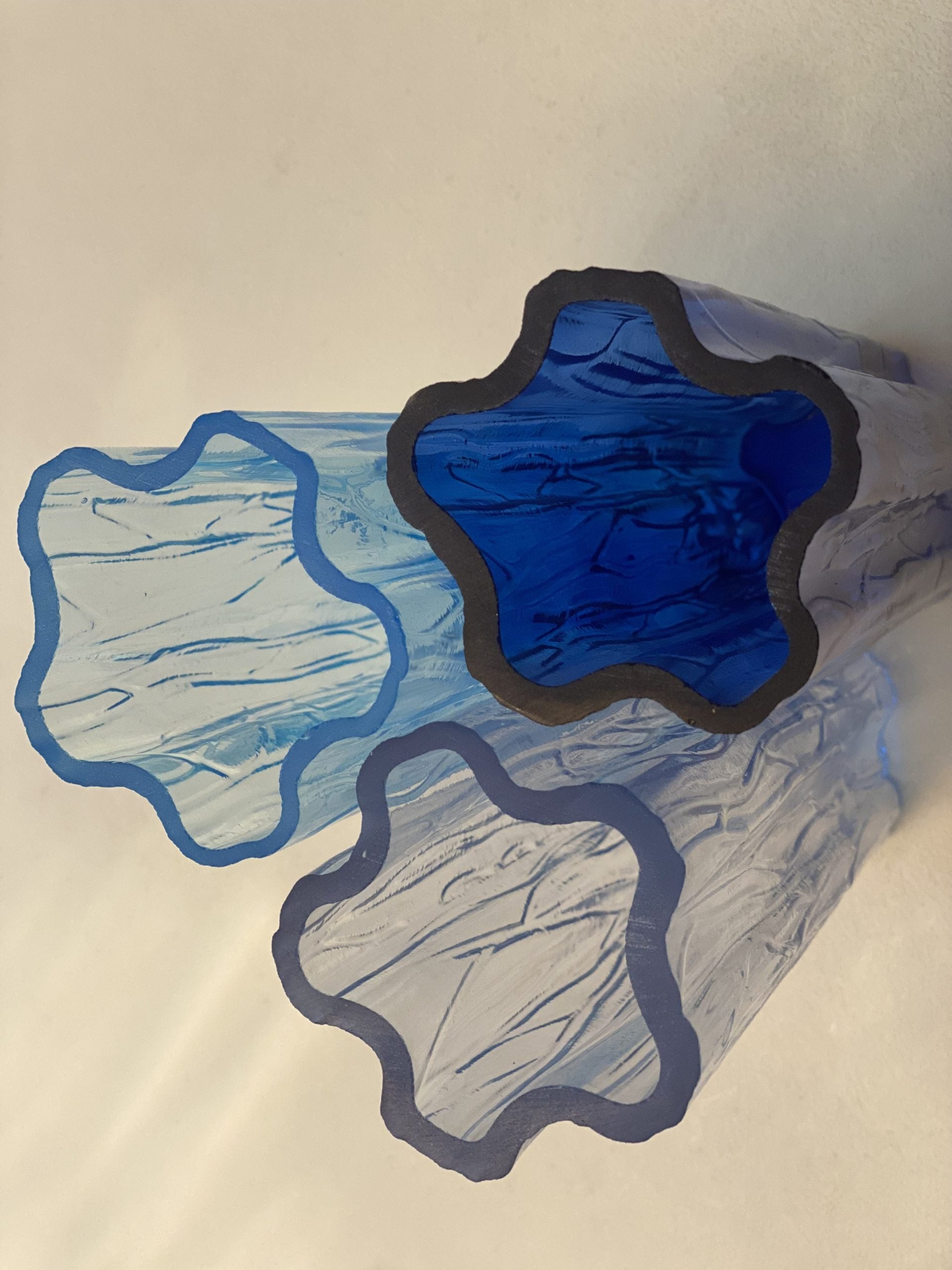 VORELLI Matilde Tronchi Murano Glass Staircase Chandelier - Tronchi Murano Glass image 4