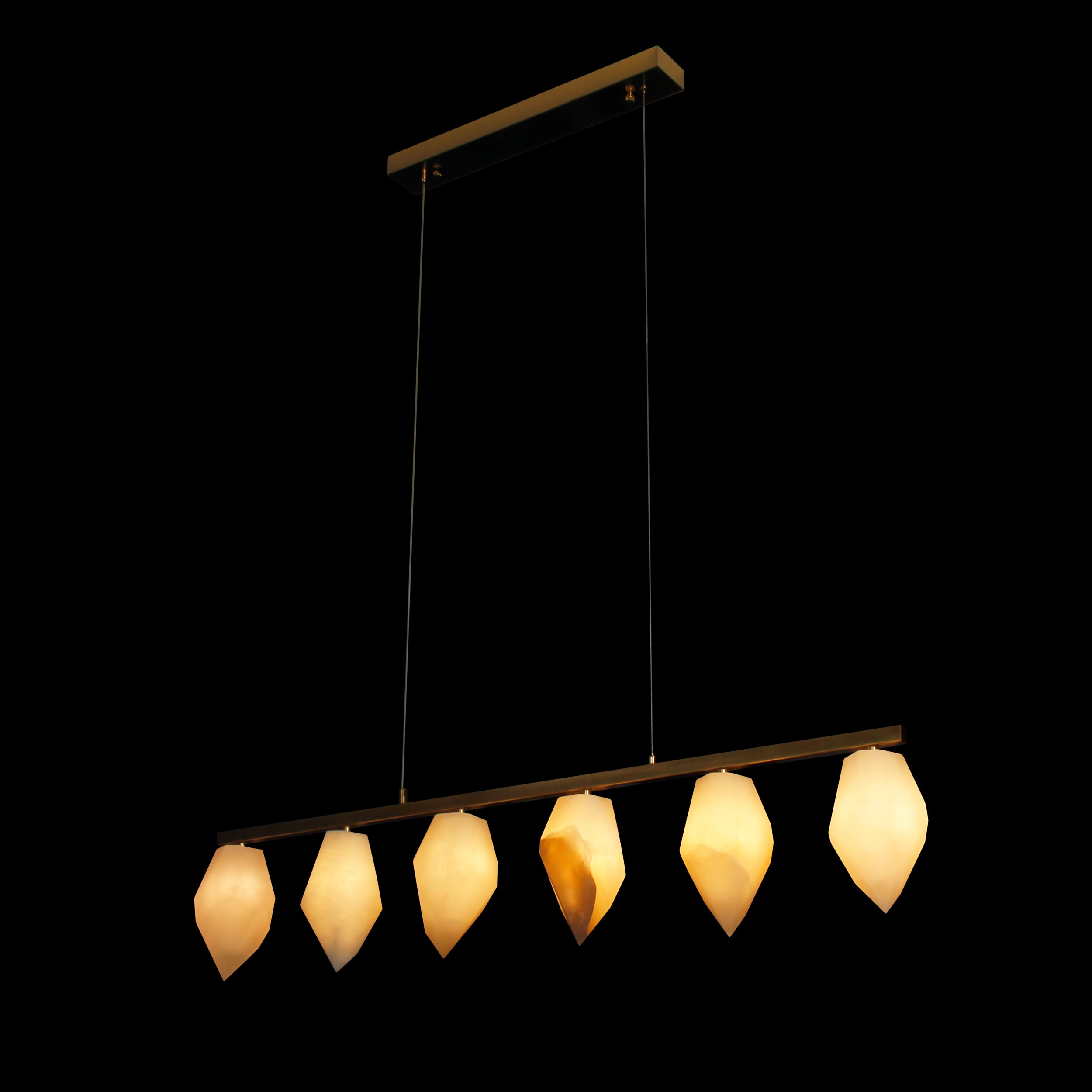Tuscana Marble Rectangular Chandelier