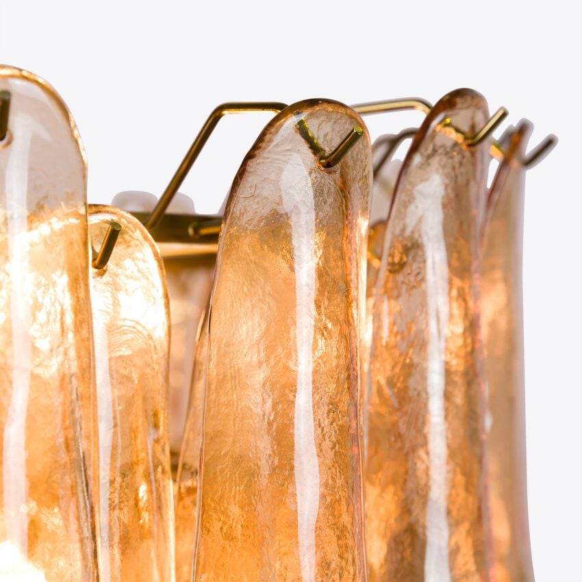 Amber Petalino Chandelier – 2 Sizes
