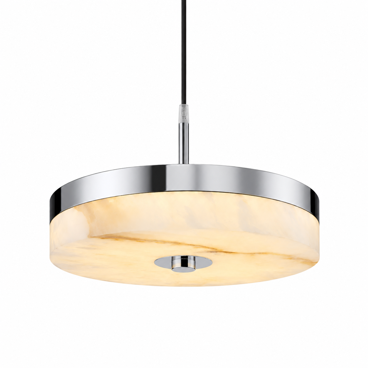An elegant display of the Athena pendant lighting, radiating a soft glow that emphasizes sophistication and architectural beauty.