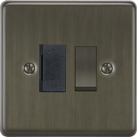 Architectural grade Victorian fuse spur in a high-end metal finish.
