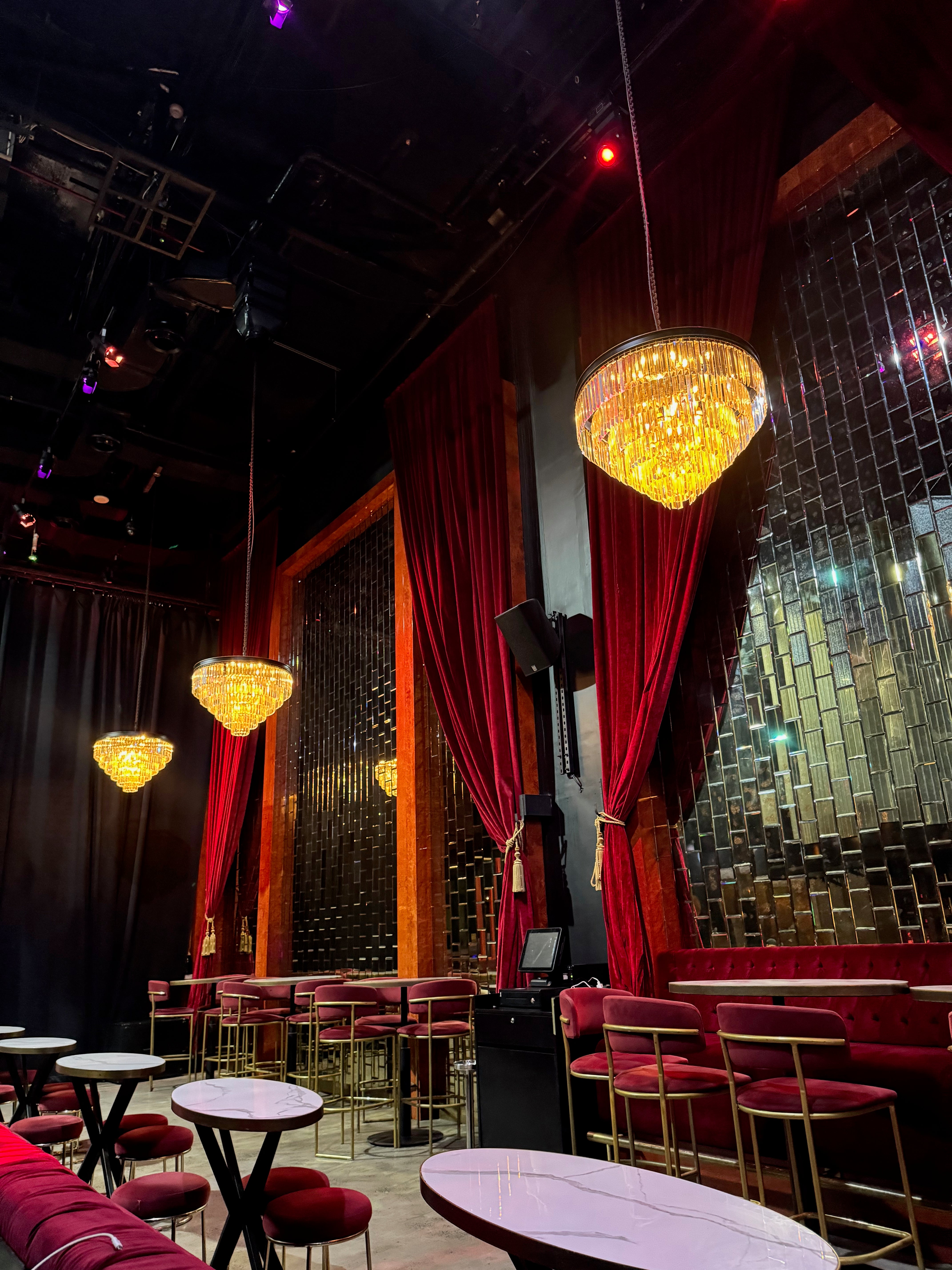 Elegant Beckenham circular chandelier with cascading diamond cut crystal tiers