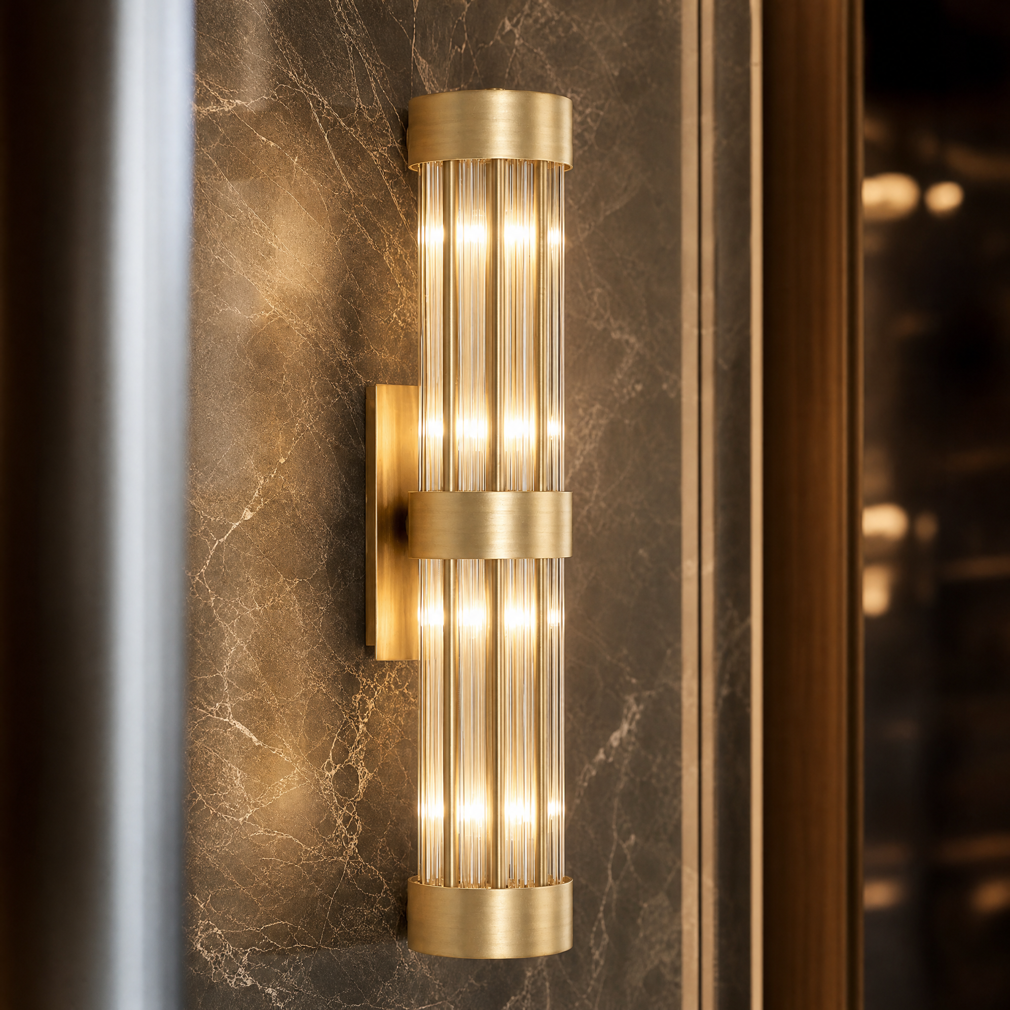 Halma Luxury Wall Light close-up craftsmanship detail image by VORELLI
