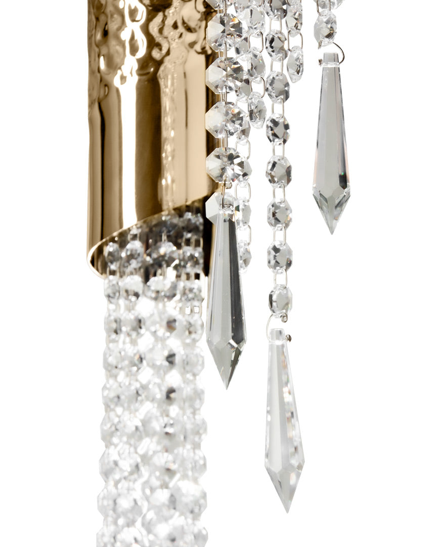 VORELLI® Avolto Luxury Pendant Light styled within a refined luxury interior