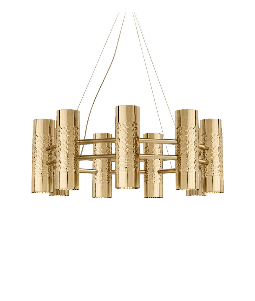 VORELLI® Madison Luxury Circular Chandelier styled within a refined luxury interior