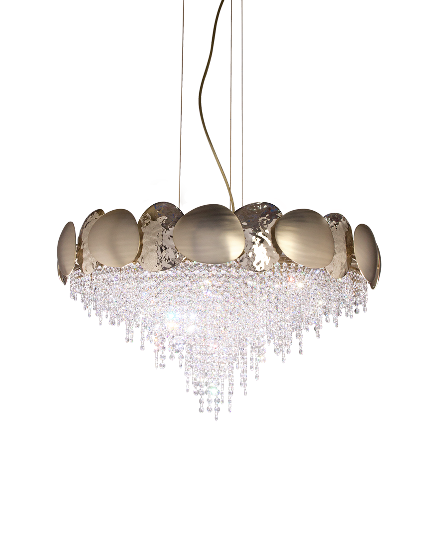 VORELLI® Mastery - Luxury Circular Chandelier styled within a refined luxury interior