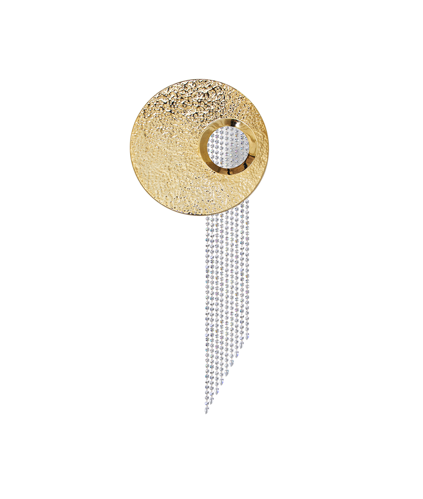 VORELLI® Ravel Crystal Luxury Wall Light styled within a refined luxury interior