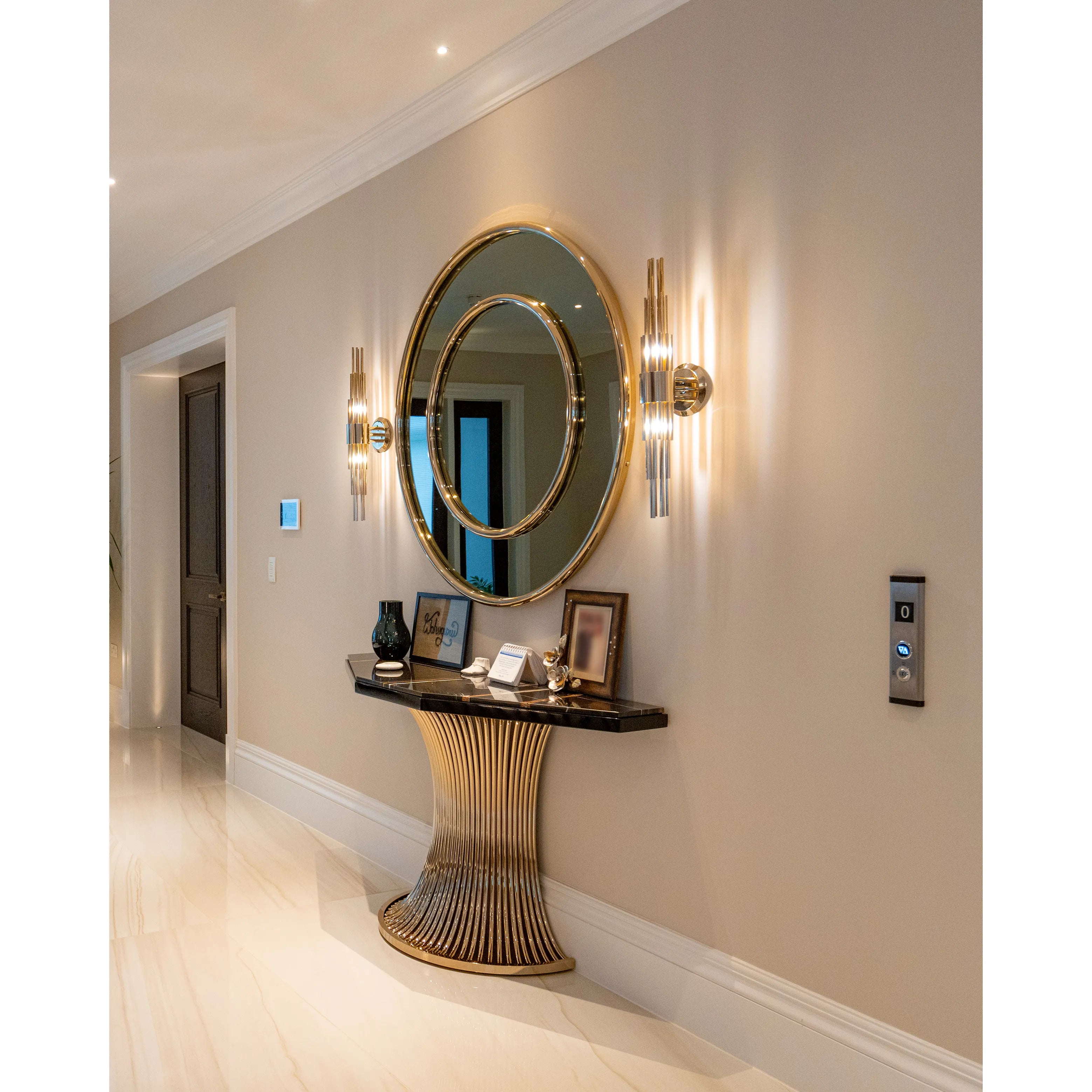 VORELLI® Roma Luxury Mirror styled within a refined luxury interior