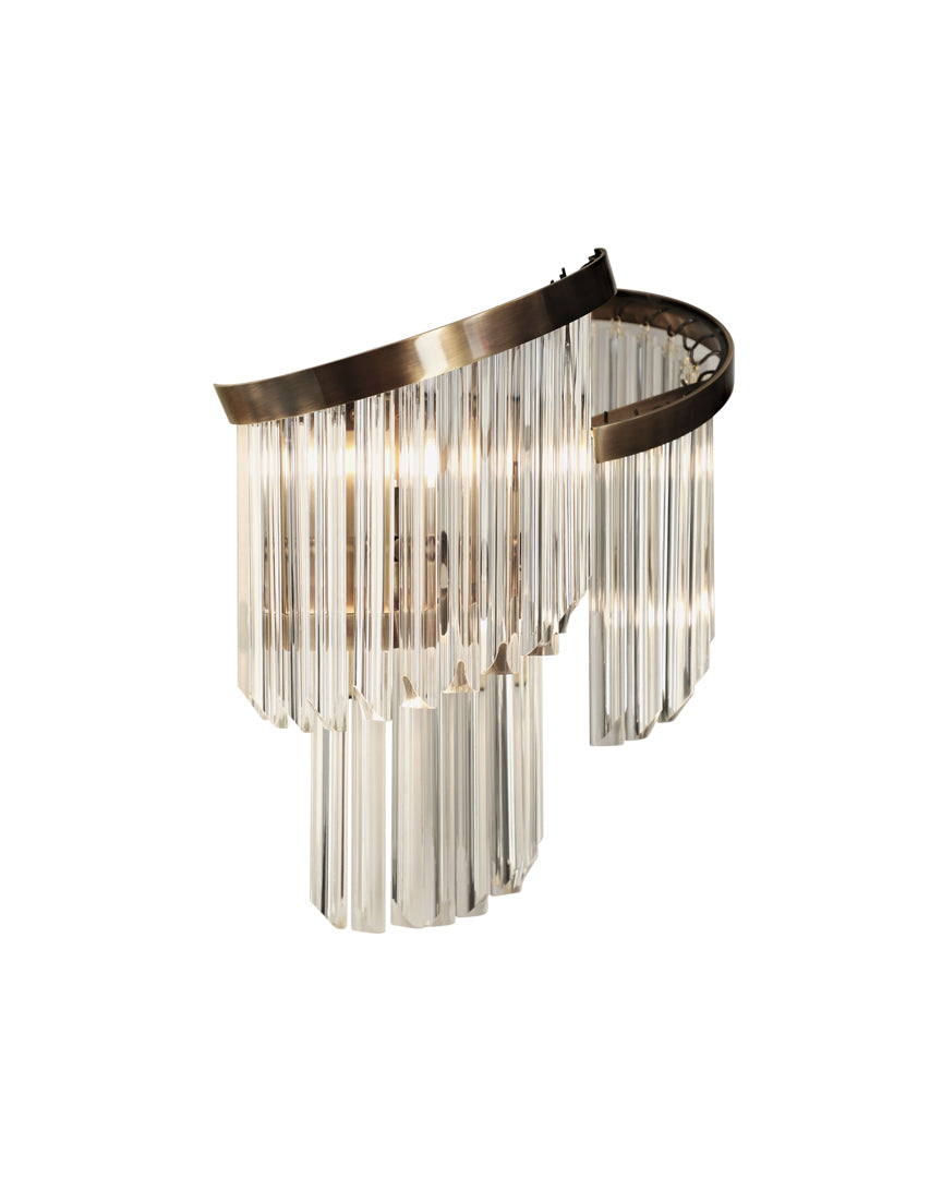 VORELLI® Twist Luxury Wall Light styled within a refined luxury interior
